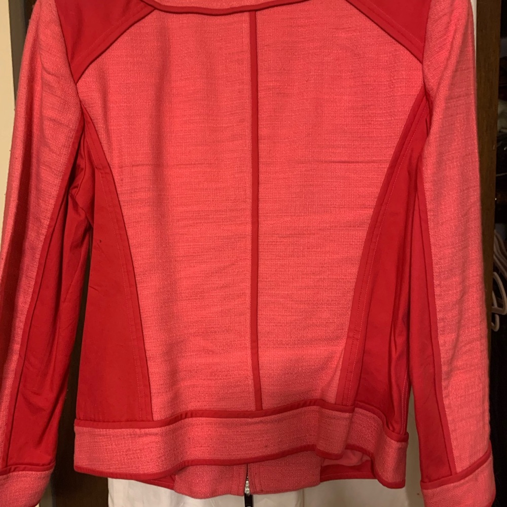 DKNY Vibrant Red and Pink Jacket